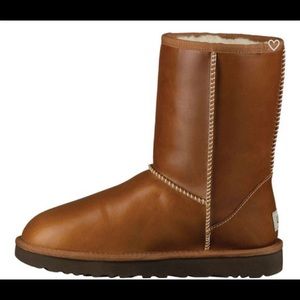 Leather UGG boots